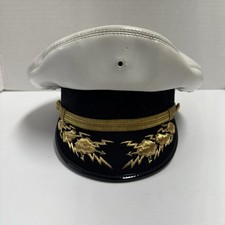Vintage Official USAF Officer Dress Cap Size 7 1/4  picture