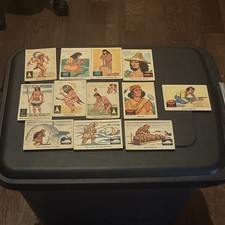 1959 Indian Trading Cards 12 Card Lot #50 Geranimo Included Clean Cards picture