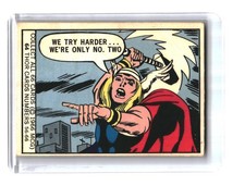 1966 Donruss Marvel Super Heroes #64 We try harder... we're only no. two picture
