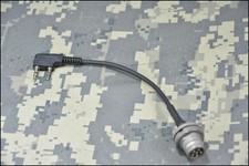 TCA 6-Pin PRC-148 152 Radio PTT Adapter Cable Compatible with Kenwood/Baofeng picture