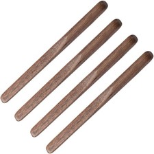 Black Walnut Wood 4Pcs Coffee Stirrers 6″ Reusable & Multifunctional for Coffee, picture