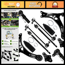 SCITOO 12pcs Front Suspension Kit Lower Control Arm Lower Ball Joint Inner Outer picture