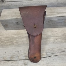 WWII US Army M1916 Leather Holster MILWAUKEE 1944 Colt M1911A1 .45 Automatic picture