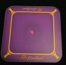 Crown Royal Light-up Purple Coaster Great Shape WORKS  picture