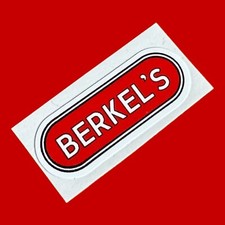 BERKEL’S stove Vinyl Sticker Decal Vintage Classic Brass Oil Burner Torch Can Uk picture
