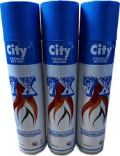 3 Can 7X Premium Butane Lighter Gas Fuel Refill 300mL 10.14 oZ Cartridge picture