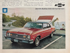 1974 Chevrolet Chevy Nova Red Car Automobile See the USA Vintage Print Ad 1973 picture