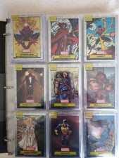 2024 Topps Chrome Marvel Complete Base Set 1-150 Sleeved in Pages w/ Binder picture