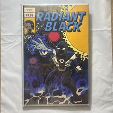 Radiant Black #1, RARE RETRO variant only 500 MADE IN HAND - SHIPS NOW picture