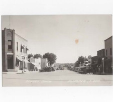 Alcester South Dakota South Street 1950 RPPC picture