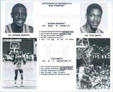 Undated Press Photo onville Dolphins Basketball Ronnie Murphy/Otis Smith picture