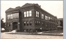 COMMUNITY BUILDING wheaton mn real photo postcard rppc minnesota history picture