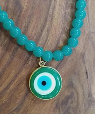 Evil Eye Beaded Necklace | Protection Talisman Pendant picture