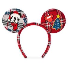 2021 Disney Spirit Jersey Mickey Mouse Holiday Sweater Ear Headband picture