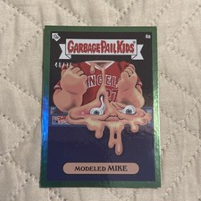 Topps 2022 GPK x MLB S1 Garbage Pail Kids Green  Moldable Mike /75  picture