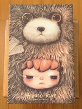 POP MART HIRONO Bear Vinyl Plush Doll Gray Beige Vinyl Polyester Animation New picture