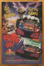 1994 Tiger Mighty Morphin Power Rangers Handheld Video Game Print Ad/Poster Art picture