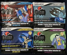 Pop Art Batman The Animated Series Animation Cel Series 1 - Set of 4 Sealed picture