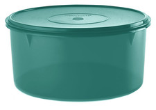 Tupperware GIANT COOKIE CANISTER TEAL OR MYSTERIOUS GREEN 44 CUPS NEW picture