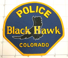 Black Hawk Police Patch Colorado PD Department LEO Gilpin Denver Central Golden picture