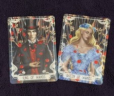 Fairyloot Tarot Cards. Caraval. King and Queen of Wands. Tella and Legend. picture