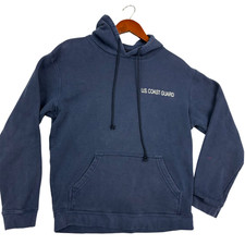US Coast Guard Hoodie Mens Blue Maritime Law Enforcement San Diego Sweatshirt picture