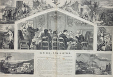 Harper's Weekly 12/9/1865 General Grant in NYC / National Thanksgiving by Nast picture