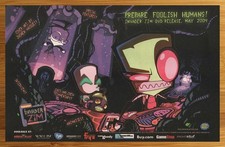 2004 Invader Zim TV Series Print Ad/Poster Nickelodeon Cartoon DVD Promo Art 00s picture