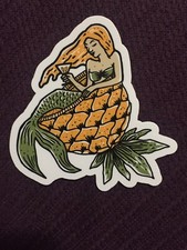 Pineapple Mermaid Sticker/decal picture
