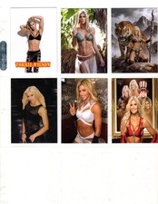 TORRIE WILSON CUSTOM TRADING CARD 6 CARDS SET picture