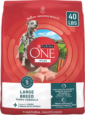 Purina ONE Plus Natural Large Breed Formula Dry Puppy Food, 40-lb bag picture