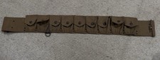 RARE Pre-WWI US Army M1903 1st Pattern Mills Infantry 9-Pocket Belt RimlessEagle picture