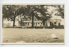 Vintage c1950 RPPC Postcard: Stevens Motor Court Lapeer MI Michigan Real Photo picture