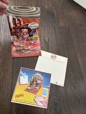 RARE VTG 1985 BETTY BOOP 3-D BIRTHDAY CARD BETTY'S BIRTHDAY BASH POP SHOTS picture