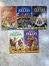 Legend of Zelda #1-5 Complete Set 1991 Valiant Nintendo Comics Newsstand version picture