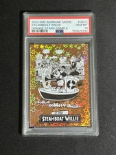2024 SMC Steamboat Willie Burbank Card Show Excl. Orange Stars Sample - PSA 10 picture