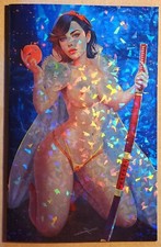 Mhouse Comics Snow White Topless Shattered Foil Ltd To 15 Sidney Augusto 🔥🔥🔥  picture