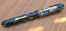 Vintage Diamond Point Fountain Pen, 14k Nib, Lever Fill, Working picture