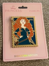 PALM stamp pins featuring princess Merida of Brave and Baloo from Jungle Book. picture