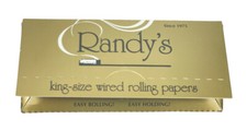 5 Randy’s King Size Wired Cigarette Rolling Papers made in USA picture