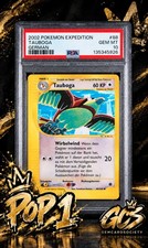 Pokemon 🔥 POP 1 Rare Unique Pidgeotto Tauboga #88 Expedition 2002 German PSA 10 picture