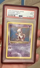 Pokemon 1999 Mewtwo Holo Shadowless Set #10 PSA 9 EN Base Set Mint picture