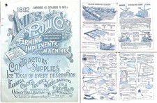 Orig. Ames Plow Co., Boston 1892 Catalogue of Contractors Supplies- mjdtoolparts picture