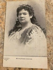 Antique Famous Singer Schuman-Heink Postcard picture