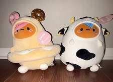 Smoko x Tokidoki Donutella & Cow Tayto Potato Plush Set 12” NWT Retired picture