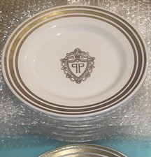 Vintage PLAZA HOTEL NY Dinner Plates 10.25