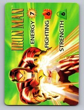 1997 Fleer Spider-Man #NNO Iron Man Marvel-OverPower-Characters picture