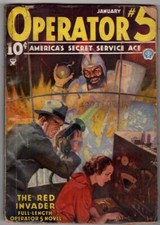Operator #5 Jan 1935 John Howitt Cover; J. Fleming Gould - Trimmed picture