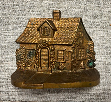 Vintage Bronze 1920’s Cottage House Bookend/Doorstop picture