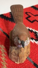 Vintage John Cowden Wood Carved Bird picture